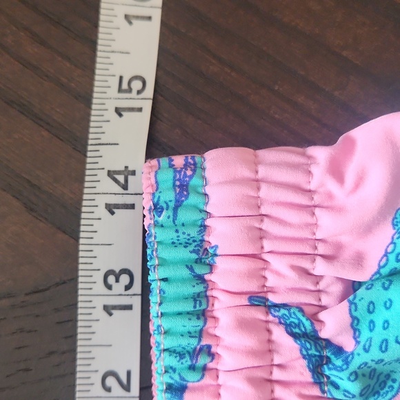 Chubbies Pink and Teal Alligator Print Men's Shorts - Picture 8 of 9